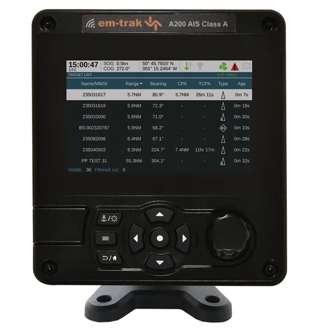 EM-TRAK A200 AIS CLASS A TRANSCEIVER