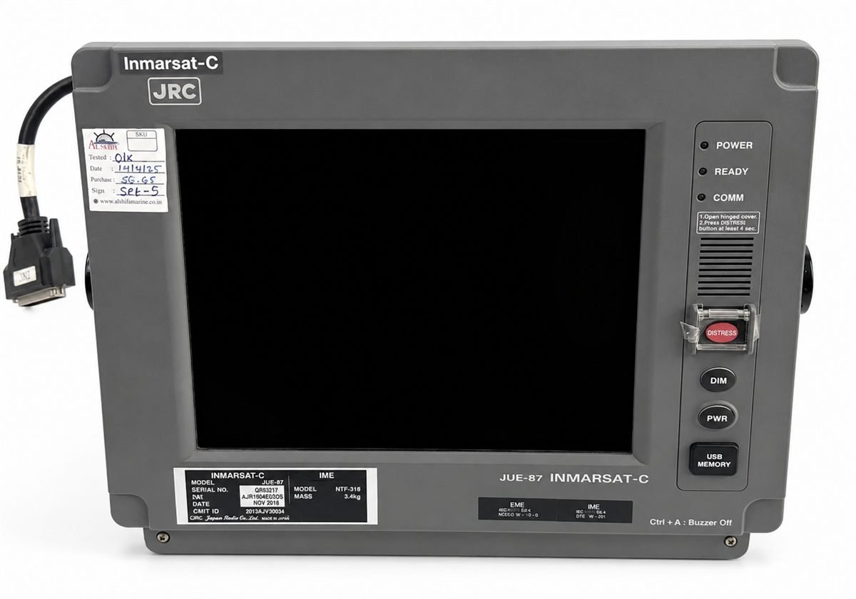 JRC JUE-87 INMARSAT-C MOBILE EARTH STATION